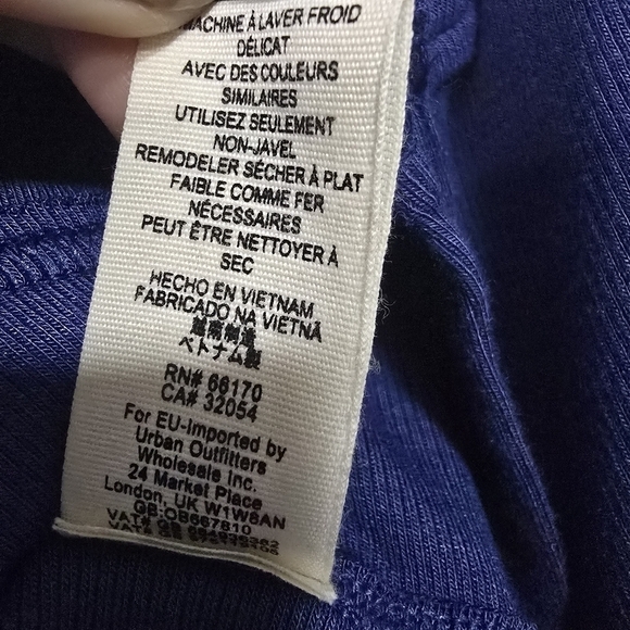 We The Free Free People Alameda Blue dolman sleeves oversize stretchy top - Picture 15 of 16